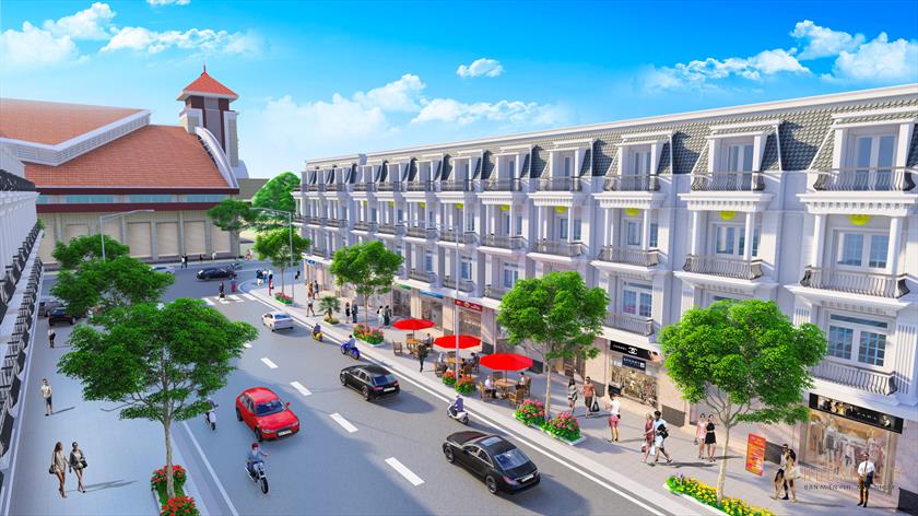 Công bố phân khu nhà phố thương mại mặt tiền chợ Bình Minh, chiều ngang lên tới 7.5m tuyệt đẹp