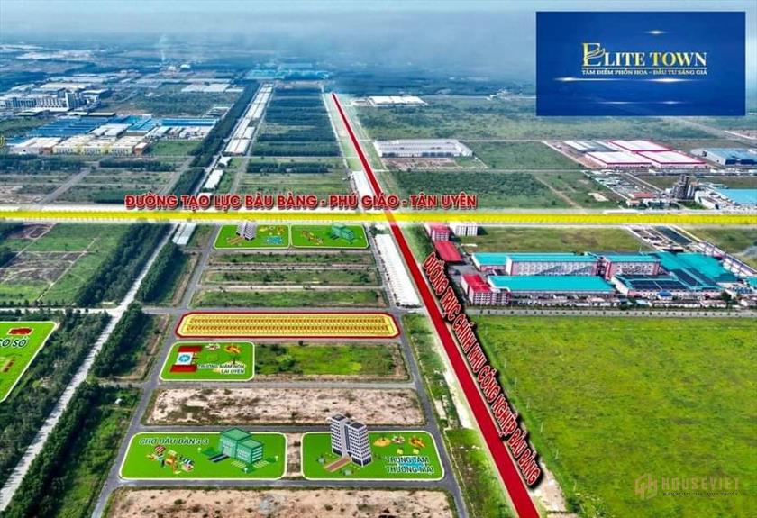 Bán đất tái định cư Becamex Bàu Bàng giá F0 Ngay tuyến dg Tạo Lực 64m