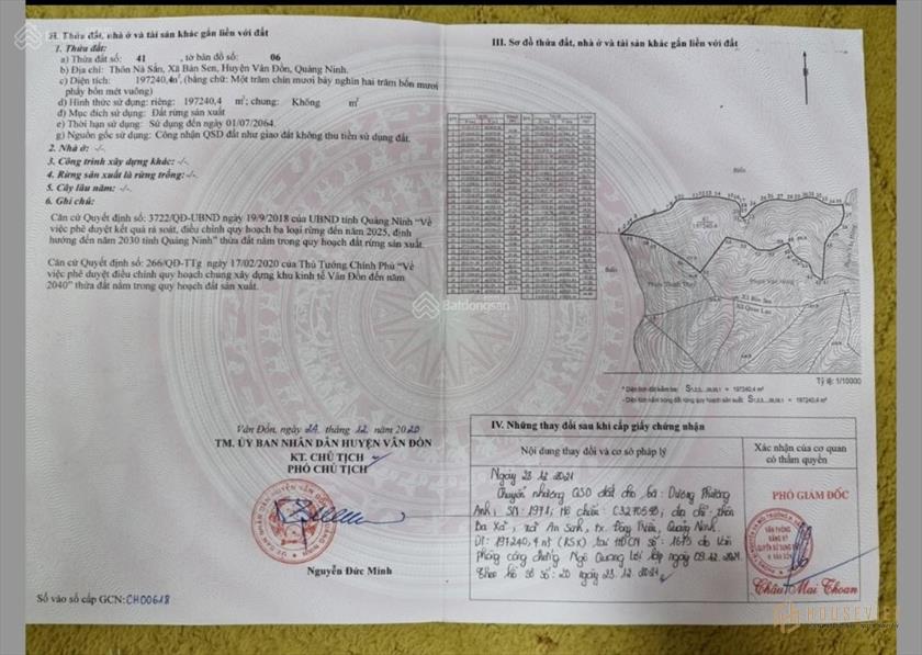 BÁN ĐẤT BÁM MẶT BIỂN VỊNH BÁI TỬ LONG, VÂN ĐỒN, QUẢNG NINH.