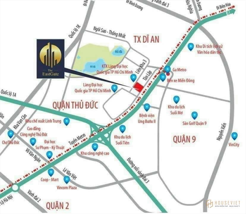 Căn hộ Suối Tiên cạnh làng đại học quốc gia Thủ Đức dọn vào ở ngay