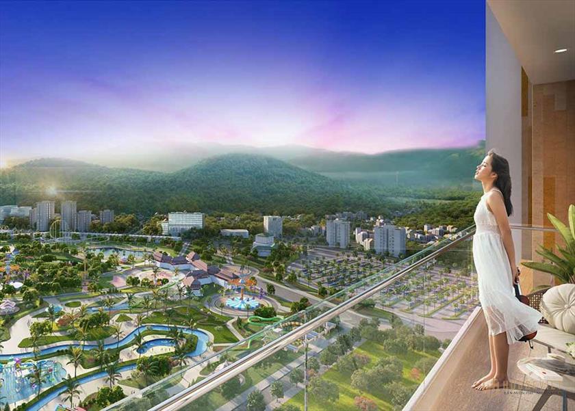 Bán căn 2 PN toà tháp Sun Marina Town view vịnh, trực diện bến du thuyền