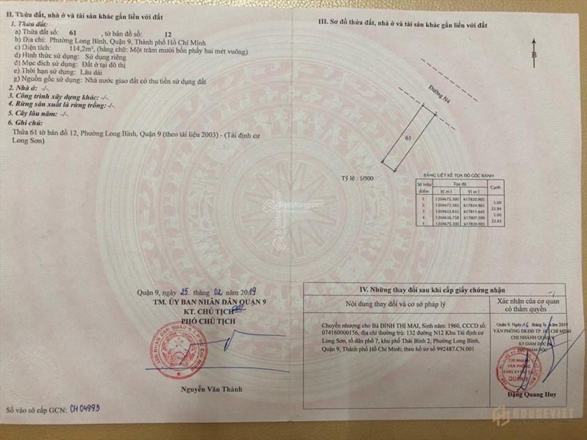 Đất hạ giá - cách bệnh viện Ung Bướu 5', bến xe Miền Đông, trạm Metro