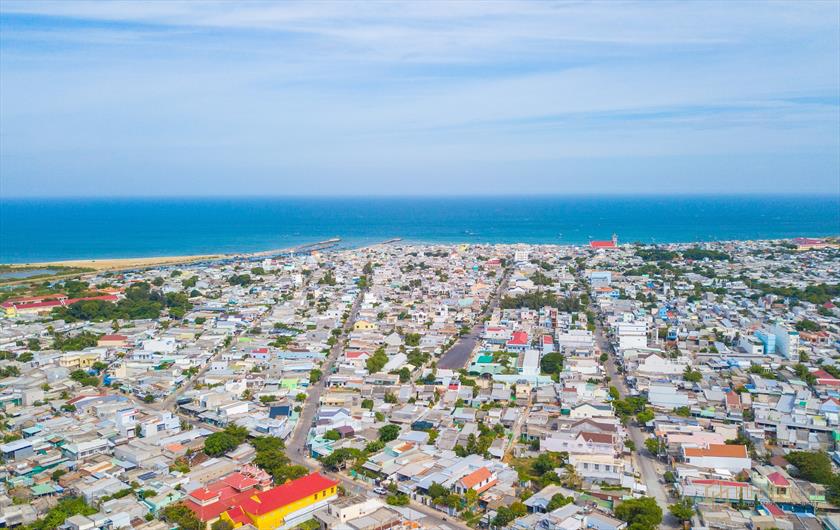 Duy nhất 1 lô đất biển thổ cư sổ sẳn đường nhựa QH 29m ở KDC Phước Thể