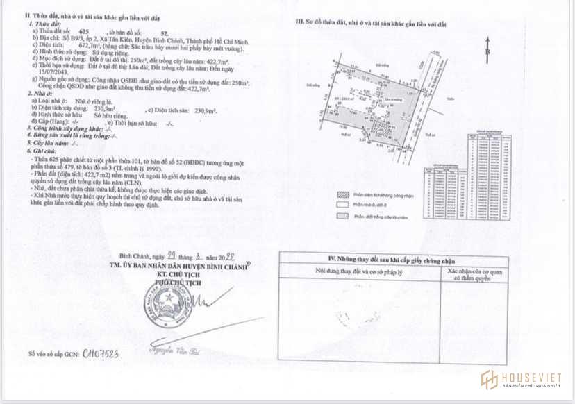 CHÍNH CHỦ CẦN BÁN 700M2 ĐẤT MT ĐƯỜNG HƯNG NHƠN,TÂN KIÊN,BÌNH CHÁNH