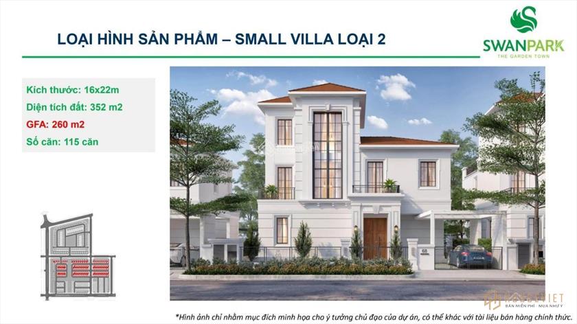 Bán biệt thự Swan Park 1B, giá nhỉnh 9 tỷ
