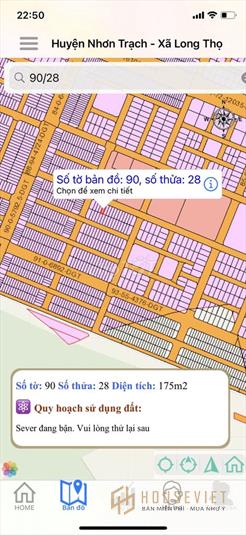 Đất nhơn trạch 175 m2, đối diện nhiều tiện ích