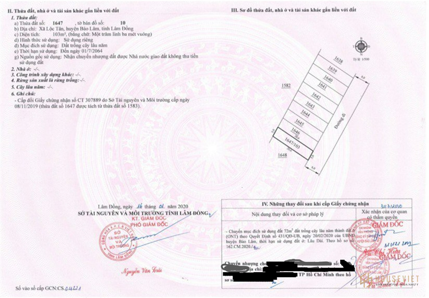 Lô thổ cư rất đẹp cho gia đình nghỉ dưỡng ở Bảo Lộc 100m2 ở D'ambri