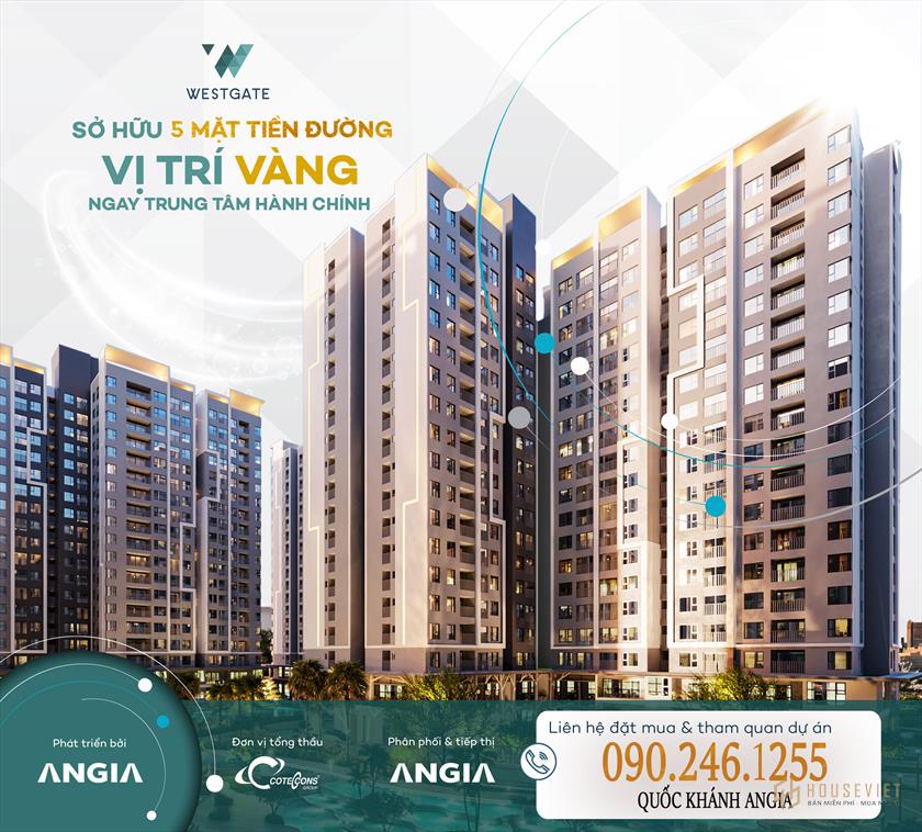 WestGate Căn Hộ VIP Nhất Tây SG - Cam Kết Lợi Nhuận 18%, Chiết Khấu 5%