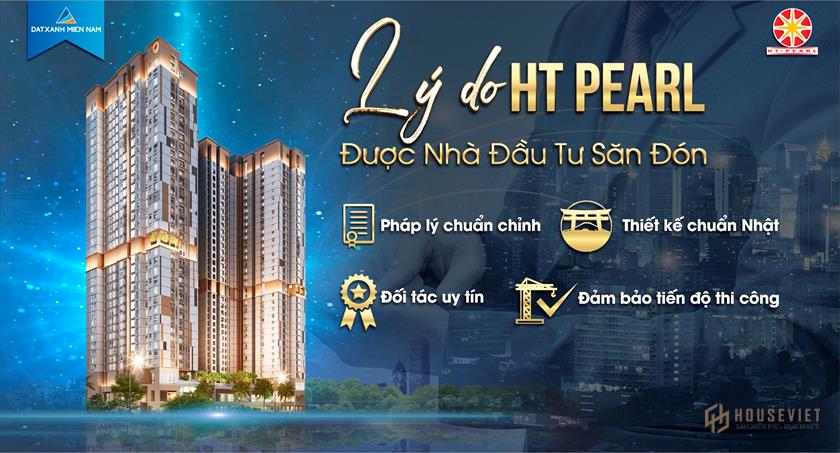 Chỉ 250 triệu sở hữu ngay căn hộ chuẩn Nhật HT Pearl cửa ngõ TpThủ Đức