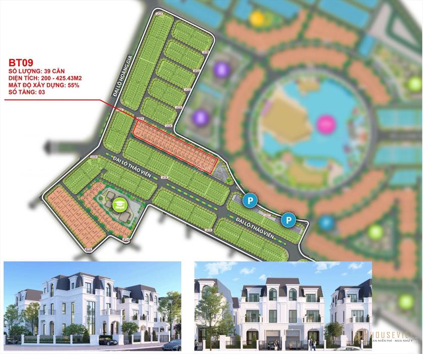 Mở bán biệt thự song lập dự án Hinode Royal Park, Hoài Đức