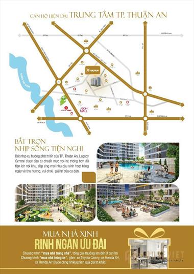 Căn hộ trung tâm Tp. Thuận An chỉ 225 triệu, ngân hàng hỗ trợ 0% lãi