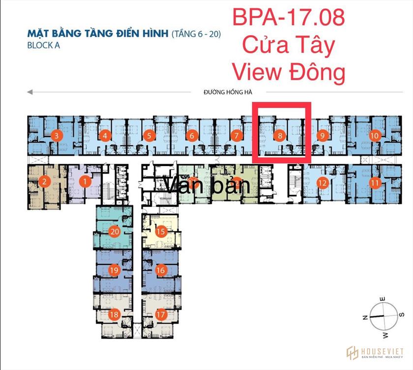 Chính chủ cần bán nhanh mã BPA-17.08 căn hộ Botanica Premier