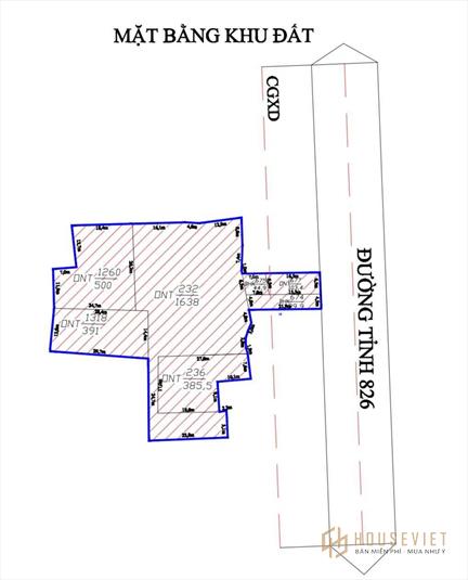 BÁN ĐẤT MẶT TIỀN TỈNH LỘ 826 HUYỆN CẦN ĐƯỚC, TỈNH LONG AN