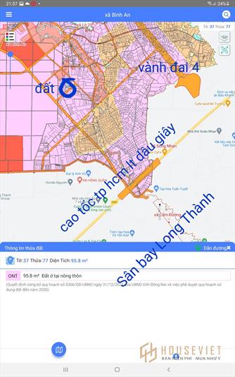 Đất cạnh sân bay Long Thành, chỉ 12,9 triệu/m2 còn 1 lô duy nhất