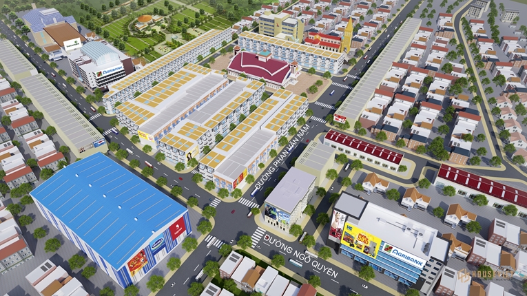 Dự án Chợ và Nhà phố Thị xã Bình Minh