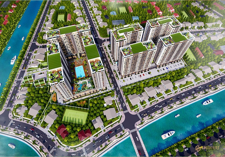 Mặt bằng bố trí dự án Golden City Tây Ninh