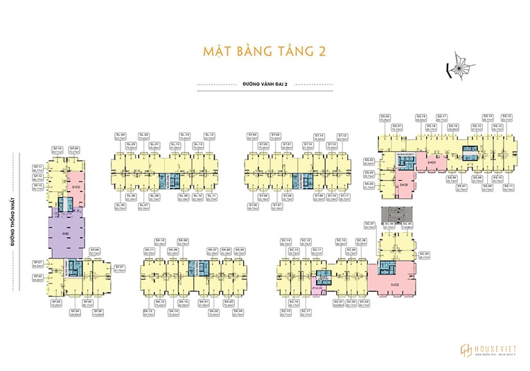 Mặt bằng tầng 2 - 9x Next Gen