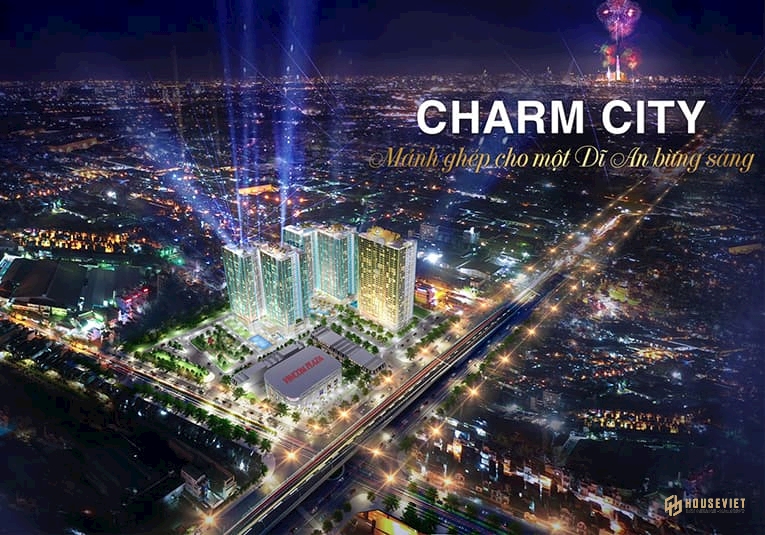 Phối cảnh dự án Charm City Dĩ An