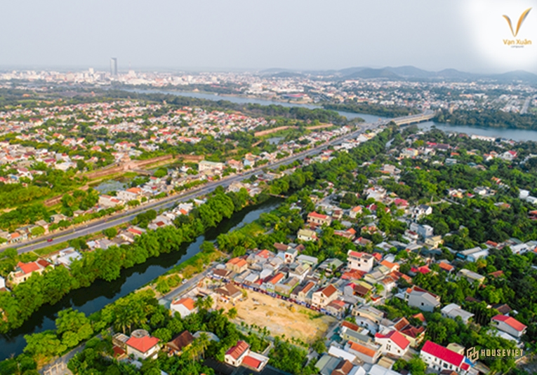 Vị trí thực tế dự án Vạn Xuân Compound