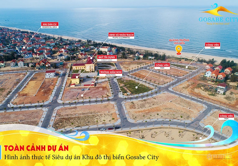 Gosabe City Quảng Bình sở hữu vị trí chiến lược