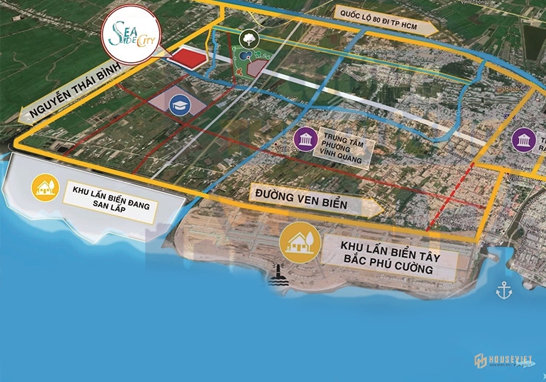 Vị trí dự án Seaside City Rạch Giá Kiên Giang